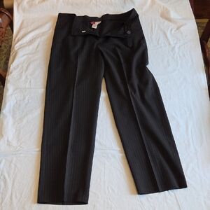 JM Collection Charcoal Pinstripe Pants